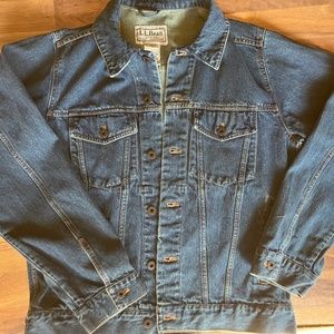 L.L Bean Denim Jacket Small 90s Style